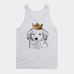 Nederlandse Kooikerhondje Dog King Queen Wearing Crown Tank Top